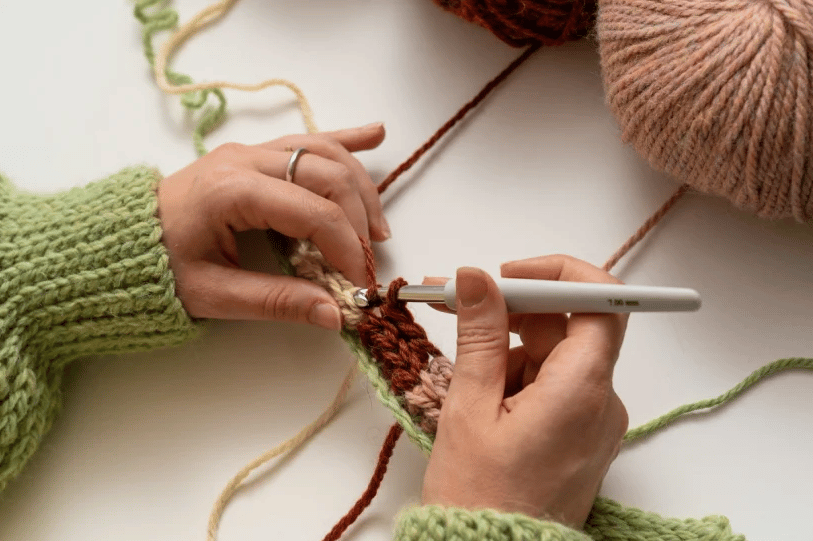 Aplicación para aprender a tejer crochet en línea